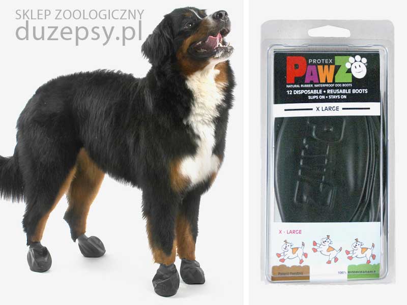 Buty dla psa pawz; Buty ochronne z naturalnej gumy dla dużego psa XL; buty z gumy dla psów; buty ochronne dla psa gumowe; tanie buty ochronne dla psa; but z gumy naturalnej dla dużego psa; sklep zoologiczny internetowy; DuzePsy.pl